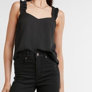 Express Ruched Strap Tank